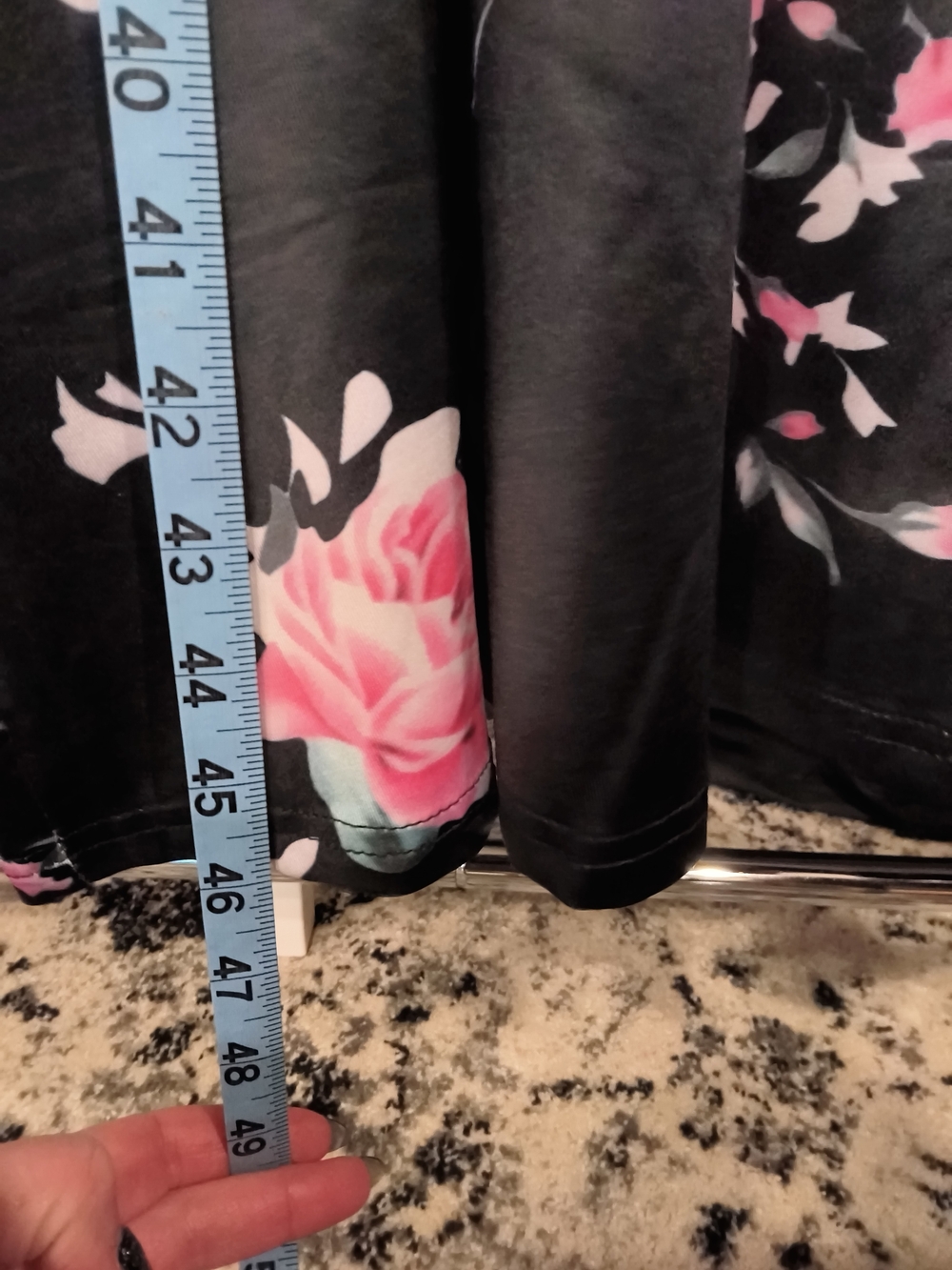 Black Short Sleeve Dress with Pink Floral Skirt NWT - Picture 6 of 6